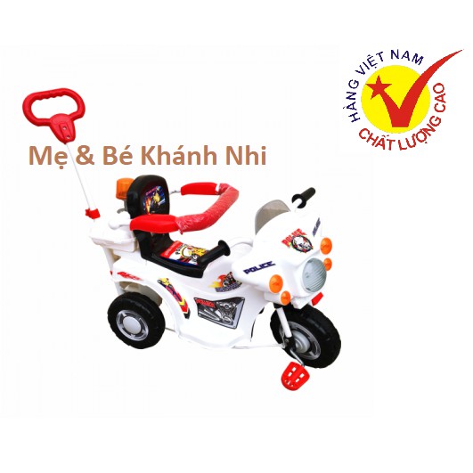 [Không Nhạc]Xe 3 Bánh Police Điều Khiển Bảo Hiểm Nhựa Chợ Lớn  FREESHIP  Xe Ba Bánh Cho Bé - Xe 3 Bánh Trẻ Em