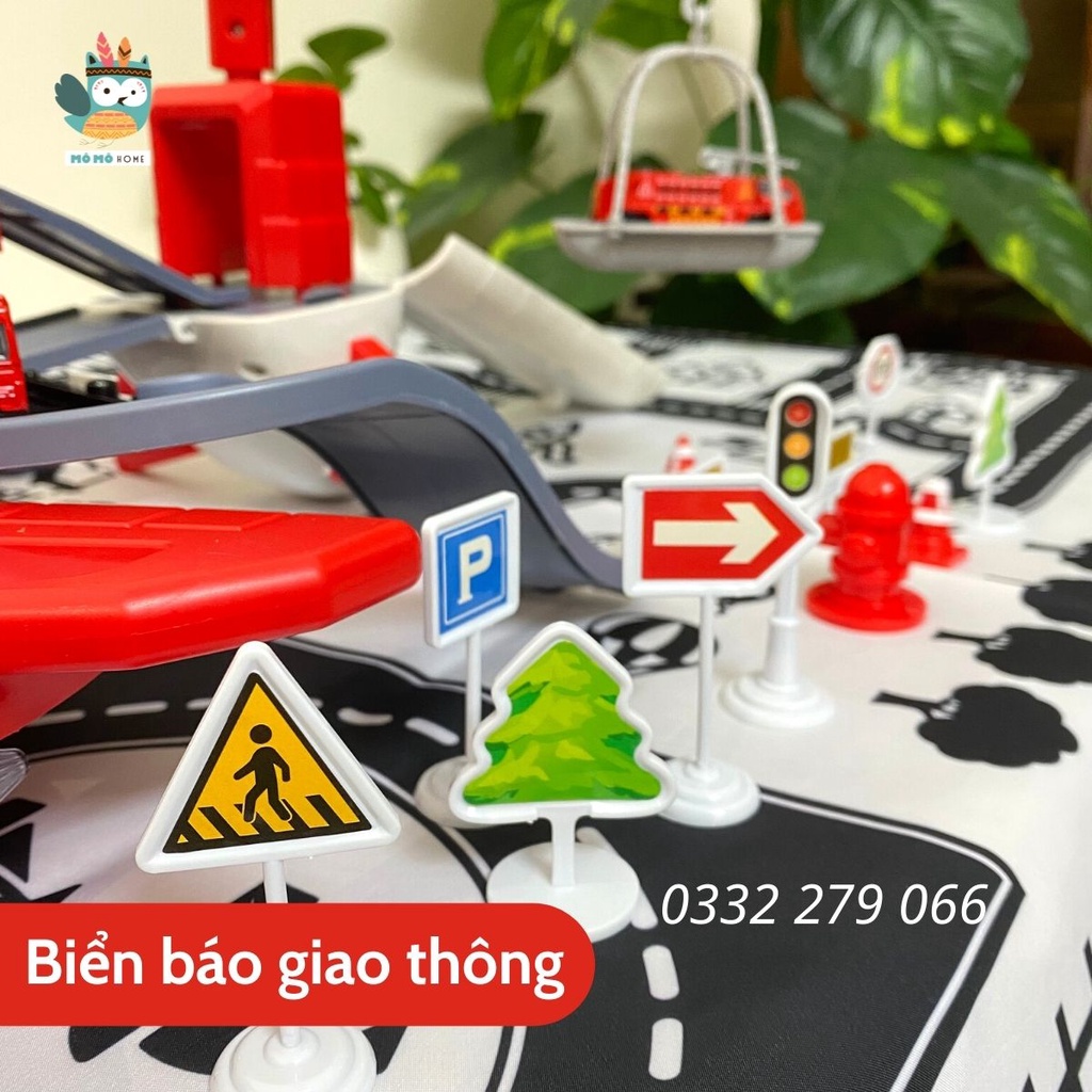 Đồ chơi máy bay lắp ghép Cỡ SIÊU LỚN, XỊN đa chức năng có âm thanh, hiệu ứng kèm 4 ô tô. Hộp đựng Đẹp - Mô Mô Home