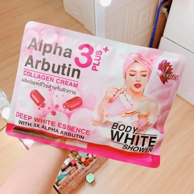 Ủ Trắng Alpha Arbutin Collagen Cream mẫu mới nhất chuẩn Auth