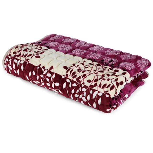 Thảm nhung trải giường hoạ tiết hang đẹp