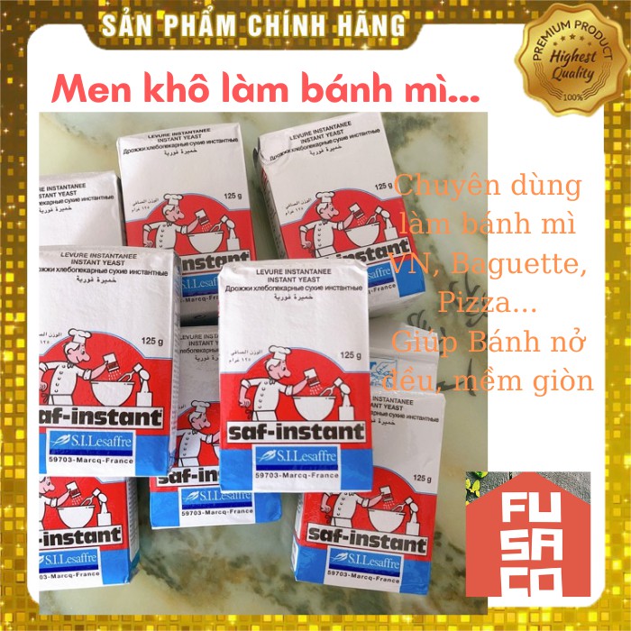 Men khô Ông đầu bếp / Men khô / Men Saf Instant / Men bánh mì / Men đầu bếp...[HÀNG CHÍNH HÃNG]