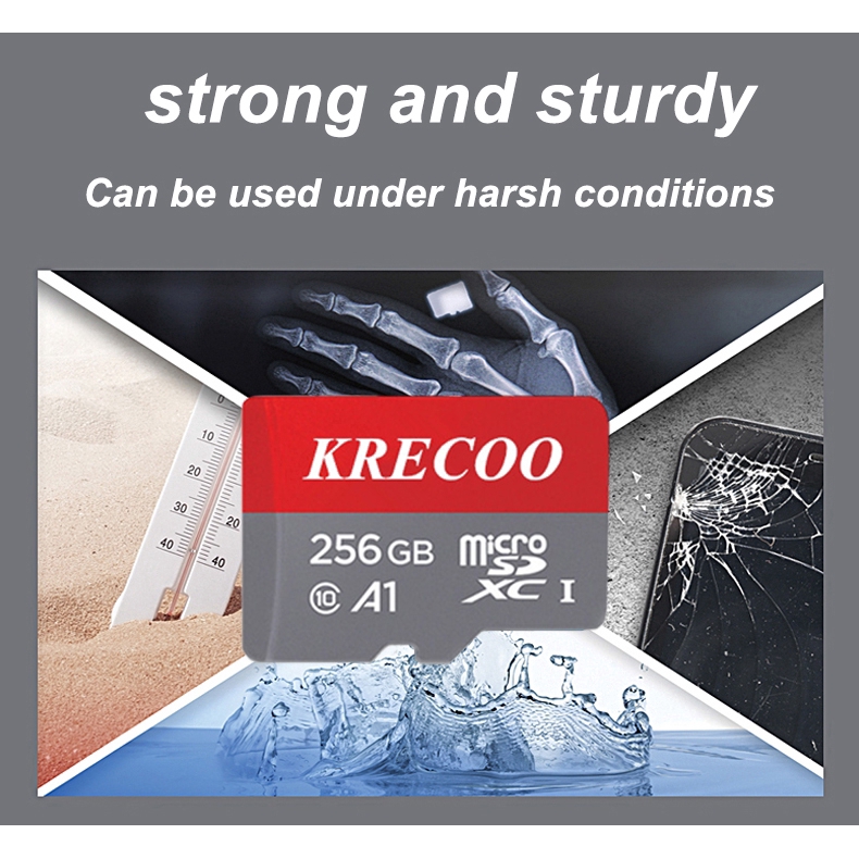 Thẻ Nhớ  Micro Sd Krecoo Tốc Độ Lên Đến 100mb/s Cấp Class10 Dung Lượng 32gb / 64gb / 128gb / 256gb | BigBuy360 - bigbuy360.vn