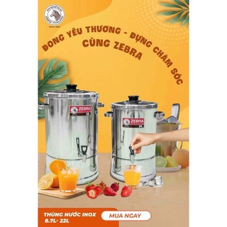 Thùng nước inox có vòi gạt 11.7l - 114024