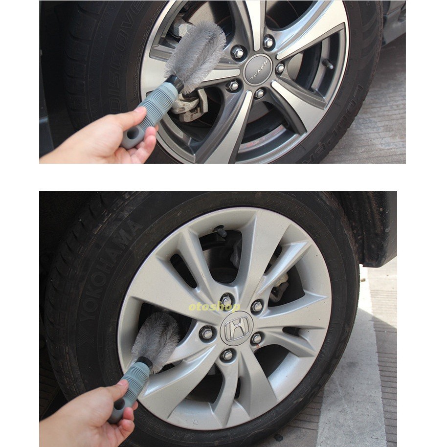 Chổi cọ rửa vệ sinh bánh xe ô tô,xe máy