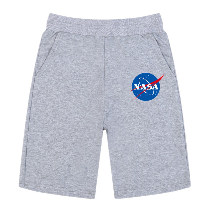 NASA Retro Logo Trẻ em cổ điển Quần short giản dị Đàn hồi tập thể dục Quần short thể thao