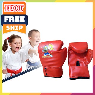 FREESHIP🎁 Găng tay đấm bốc trẻ em ⚡giá rẻ⚡ Găng tay boxing trẻ em tập võ