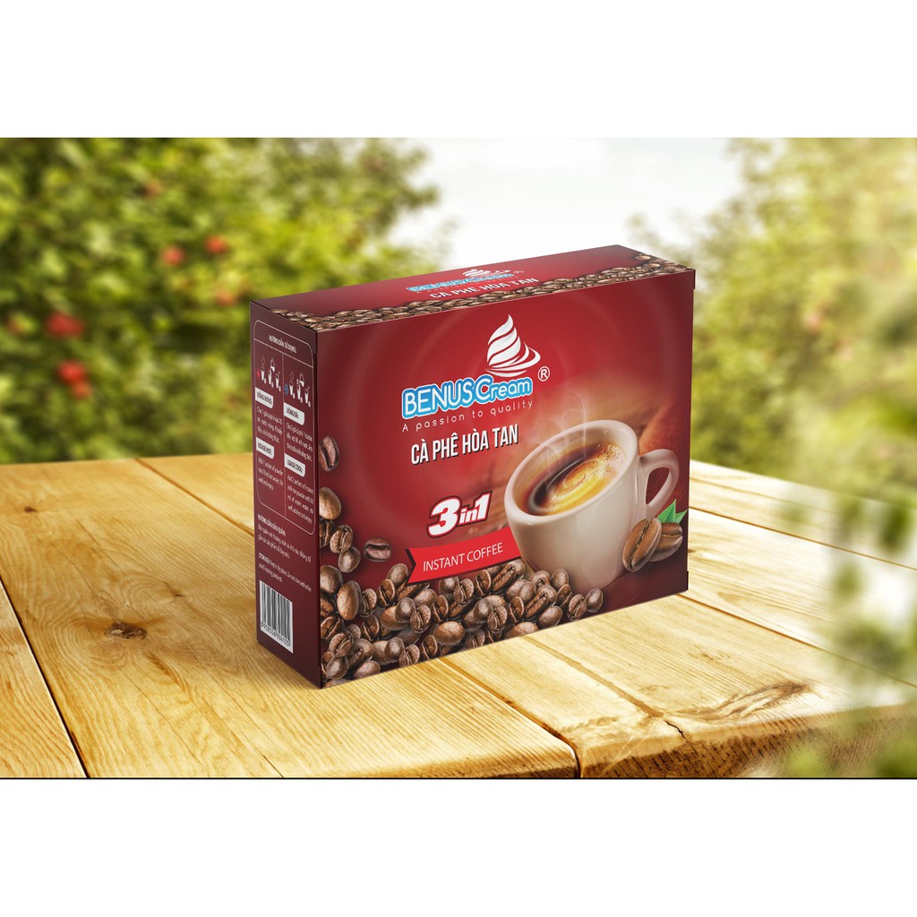 Cà Phê Sữa Hòa Tan 3 trong 1 BENUSCream