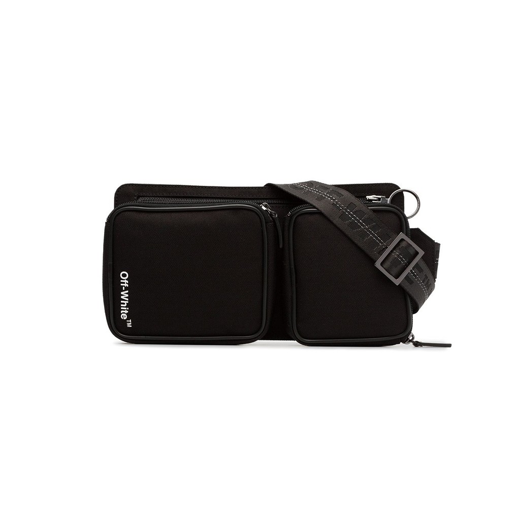 Túi đeo chéo Off White cordura logo print belt bag ss20
