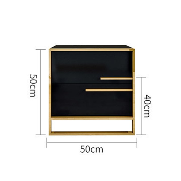 💥Tab đầu giường Luxury💥,thiết kế sang trọng tay nắm là những kẻ sọc ngang tinh tế mạ ánh vàng inox nổi bật PUK018 | BigBuy360 - bigbuy360.vn