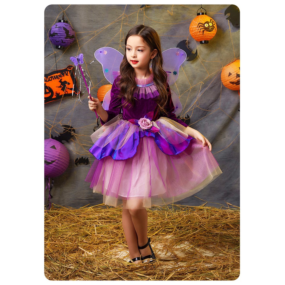 Bộ đồ hóa trang 3 món nàng tiên bướm cho bé gái