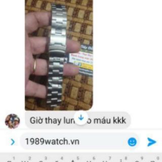 Dây kim loại seiko quân đội