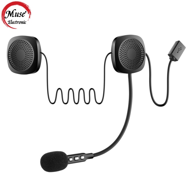 Hàng Có Sẵn Tai Nghe Bluetooth Chống Nước Có Micro Độ Nhạy Cao Cho Mũ Bảo Hiểm Xe Máy