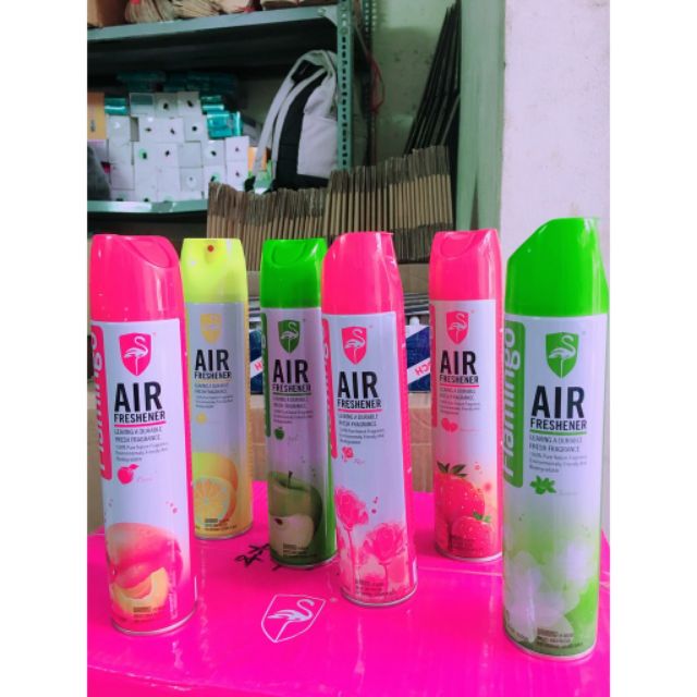 Bình xịt khử mùi xe ô tô  air Freshener Flamigo