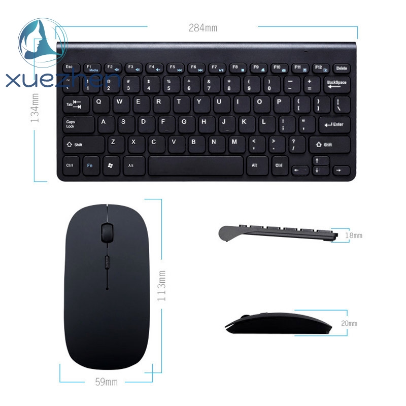 Bộ Bàn Phím + Chuột Không Dây 2.4ghz Cho Laptop / Pc | BigBuy360 - bigbuy360.vn