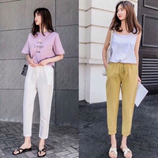 Quần đũi thái ống xẻ dáng baggy