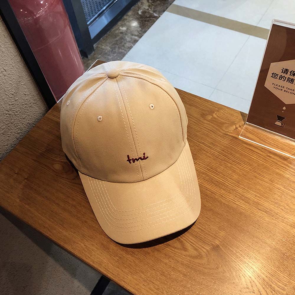 Mũ lưỡi trai thể thao thêu chữ nhiều màu sắc phong cách Hàn Quốc cho nam và nữ