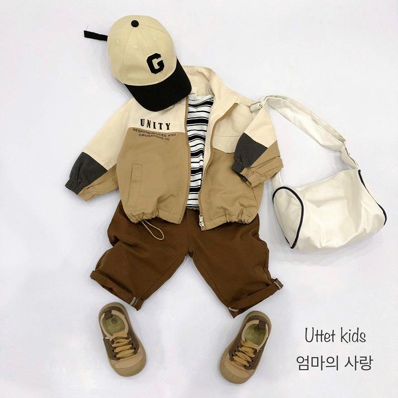 ÁO KHOÁC BOMBER KAKI 753 DÀNH CHO BÉ FORM ĐẸP SIZE CHUẨN