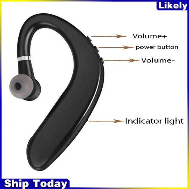 Tai Nghe Nhét Tai Bluetooth Không Dây ly S109 Chống Ồn Kèm Mic
