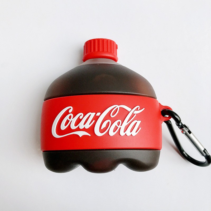 Creative Coca Cola Sprite Airpods case cold Drinking airpods 1/2/pro case soft silicone airpods pro case