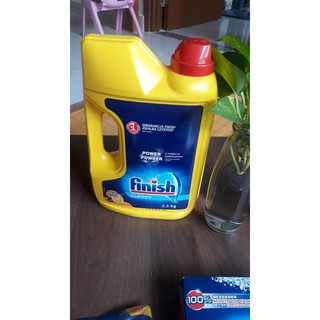 Bột rửa chén Finish Classic Powder Hương chanh 2,5kg