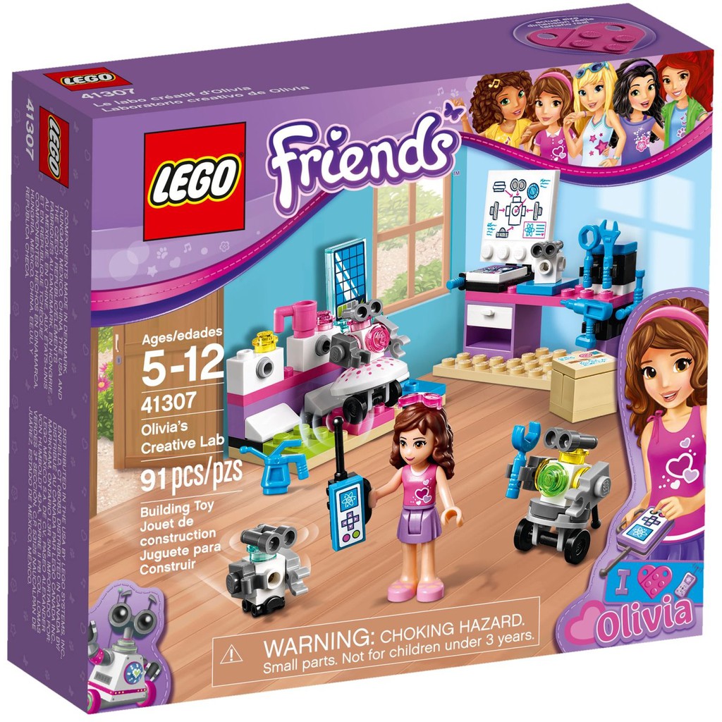 Lego Friends 41307 - Phòng Thí Nghiệm Của Olivia