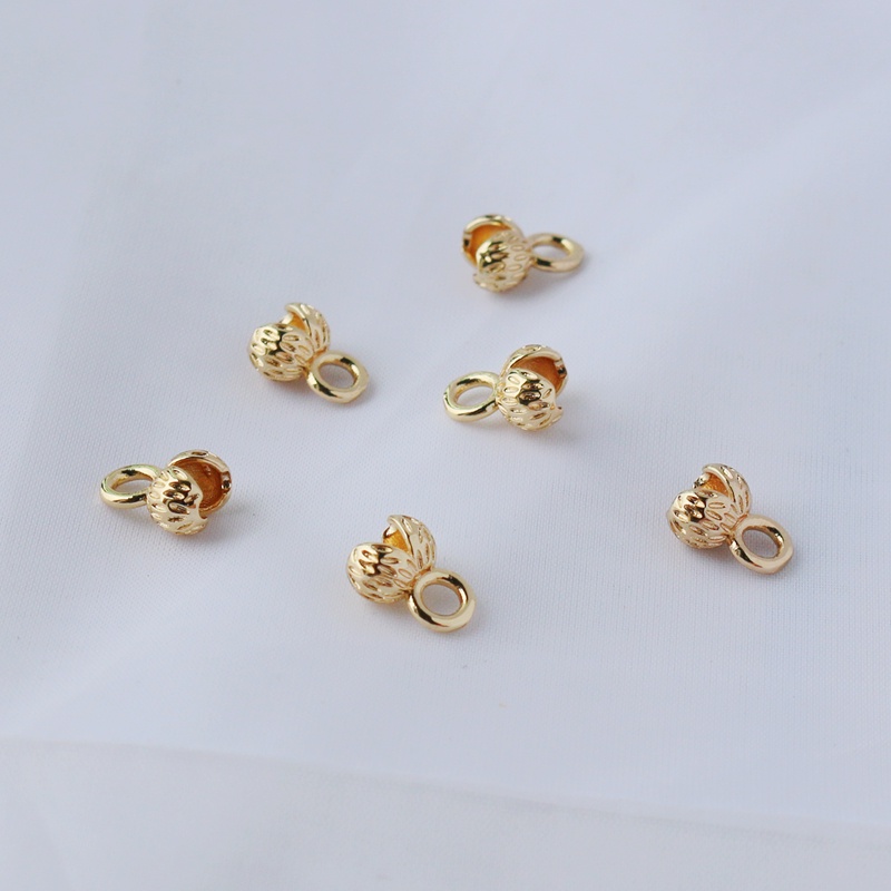 Khóa Cài Túi Xách Bằng Đồng 14k Màu Vàng diy