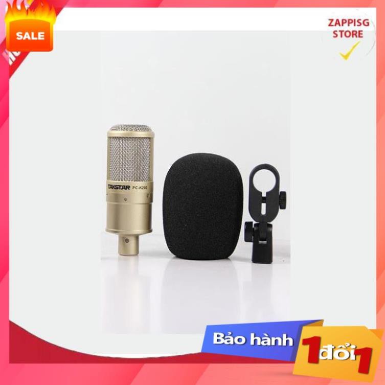 Micro thu âm không cần soundcard,Mic thu âm PC- K200  - Bảo hành 1 đổi 1 .