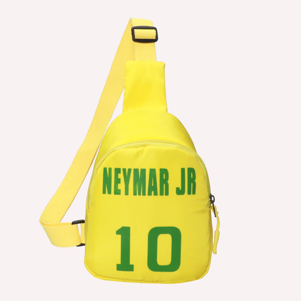 Túi đeo chéo in tên cầu thủ bóng đá thế giới cho bé trai và bé gái
