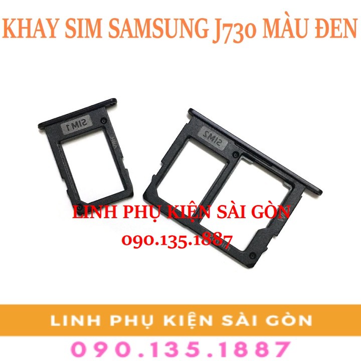 KHAY SIM SAMSUNG J730 MÀU ĐEN