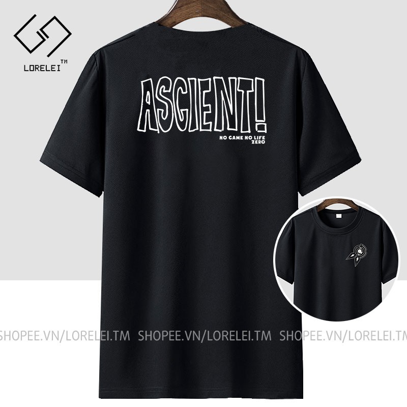 Áo thun No Game No Life Zero Ascient (Black) ngắn tay