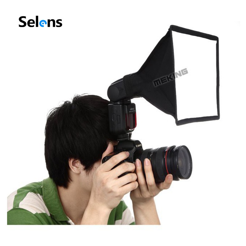 Hộp Tản Sáng Đèn Flash Selens Mini Kích Thước 30 * 20Cm