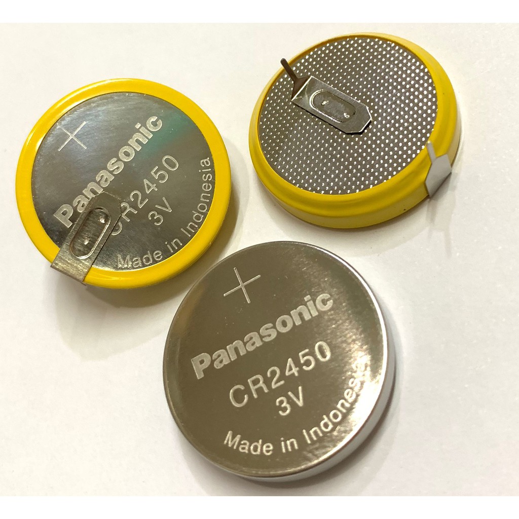 Pin nồi cơm điện Panasonic CR2450 / H1AN 3V chân hàn 20mm