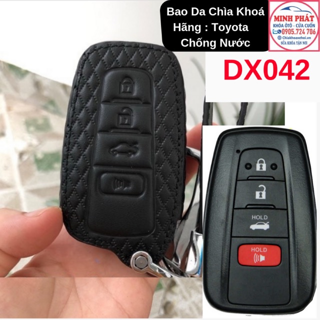 Bao da chìa khóa xe Camry , Fortuner 2018-2019