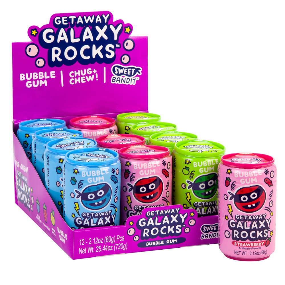 Kẹo gum Kidsmania Galaxy Rocks 60gr (Màu ngẫu nhiên)