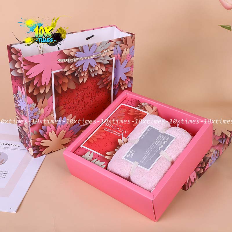 Hộp túi giấy đựng quà tặng đỏ Specially sang trọng tặng sinh nhật bạn gái bạn trai đối tác, valentine, ngày lễ có quai