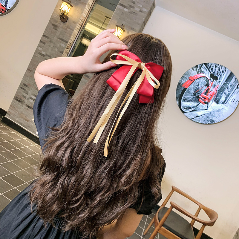 Kẹp tóc kiểu nơ ruy băng thời trang J20112708