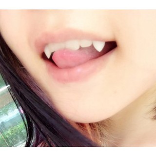 [ẢNH THẬT] Răng nanh cao cấp 13mm / keo dán răng nanh răng khểnh giả-MS28