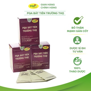 Bát Tiên Trường Thọ PQA Giúp Bổ Thận Âm, Mạnh Gân Cốt Và Tăng Cường Sức Khỏe Hộp 12 Gói