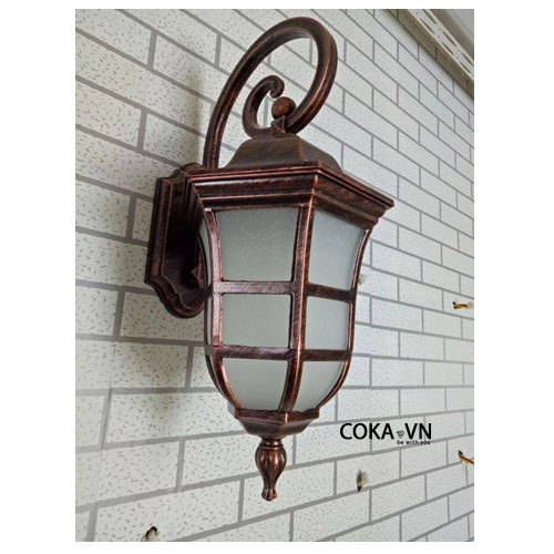 Đèn tường, đèn vách kính trong suốt cổ điển treo ban cổng trang trí, hành lang,cầu thang DT6625- sang trọng nhiều mẫu
