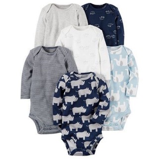 Body cho bé  👶 FREESHIP 👶 Body chip dài tay trộn cộc tay cho bé trai, bé gái 3-24 tháng