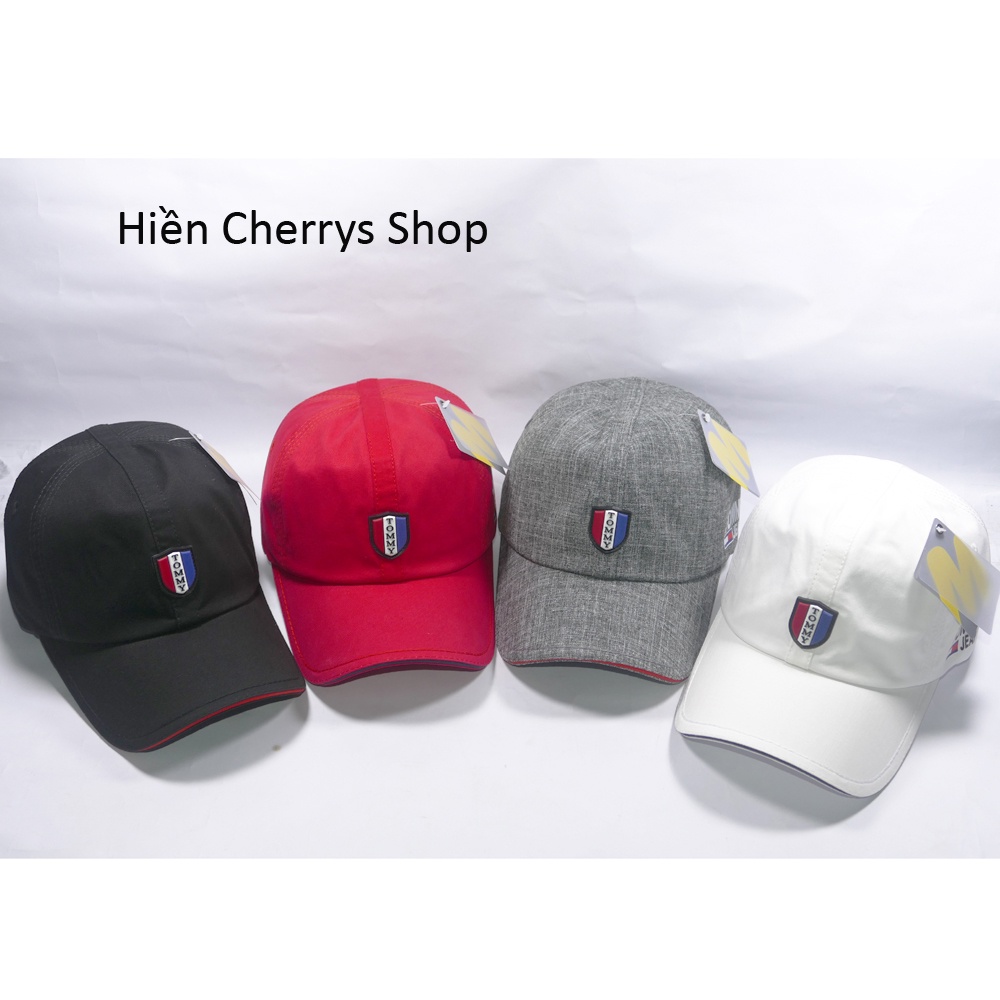 Mũ lưỡi trai - Nón kết mặt da ép chữ Tommy lá cờ đẹp sang trọng phù hợp cho cả nam và nữ yêu thích nón xịn.