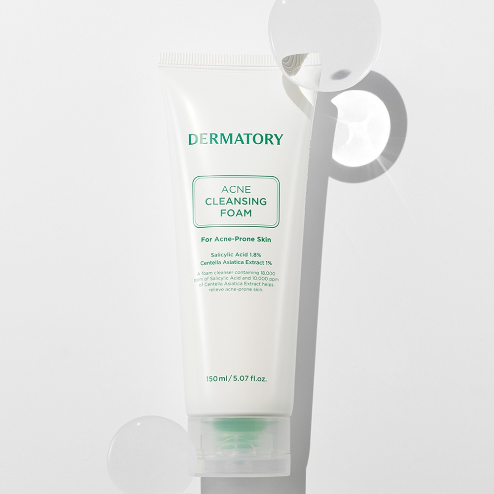 Sữa rửa mặt tạo bọt DERMATORY cải thiện tình trạng mụn 150ml