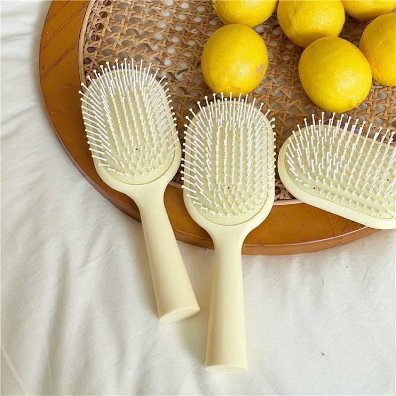 Lược Cán Dài Massage - Gỡ Rối Tóc - Màu Pastel