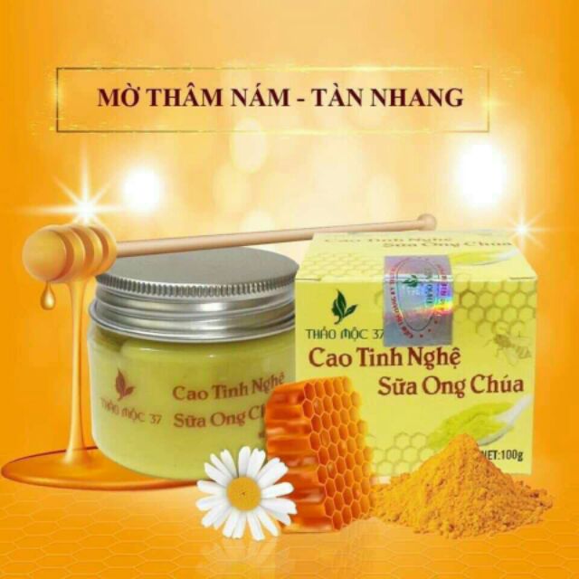 (Rẻ vô địch) 1 Hộp cao tinh nghệ sữa ông chúa của thảo mộc 37