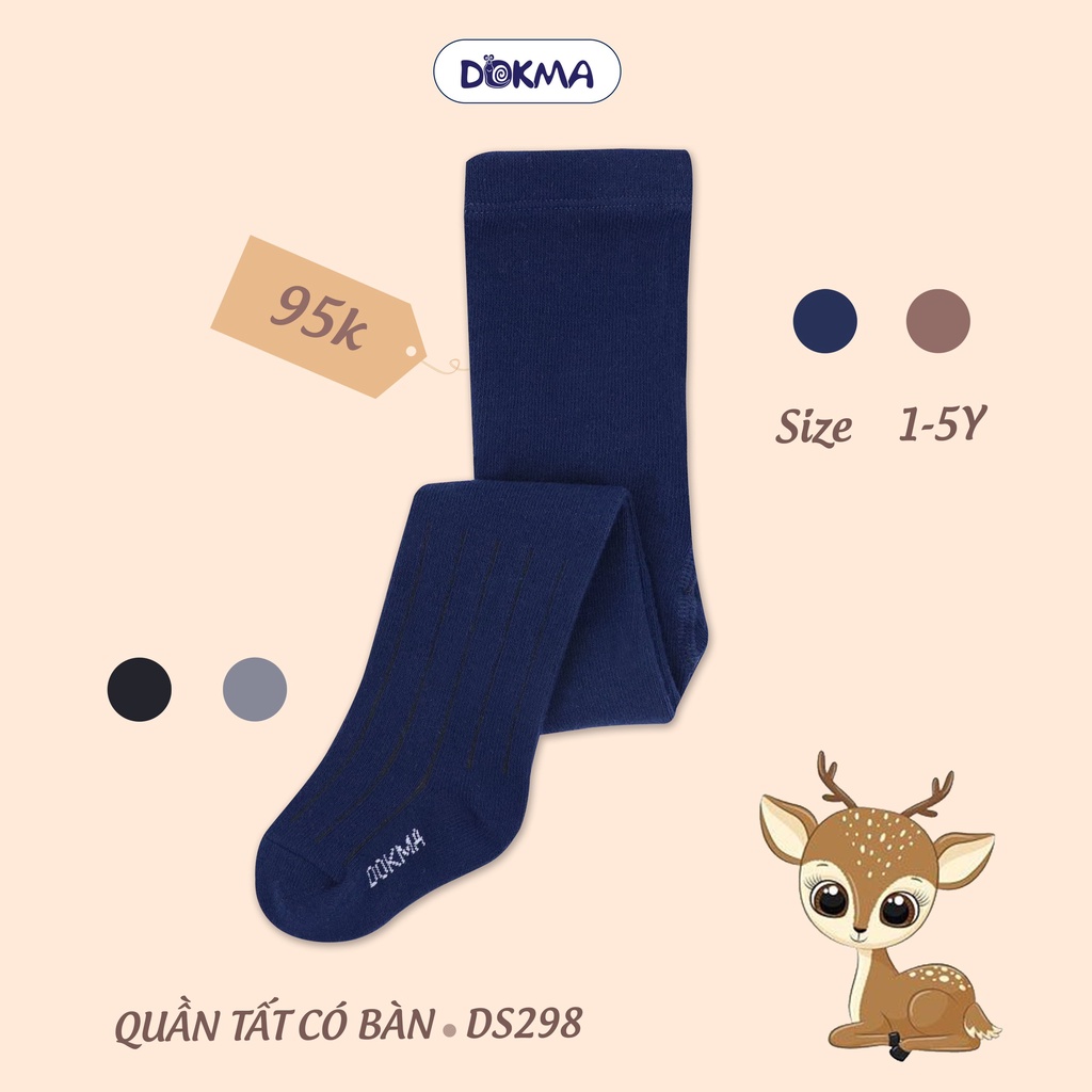 Dokma - Quần tất có bàn trẻ em 1-5Y DS298