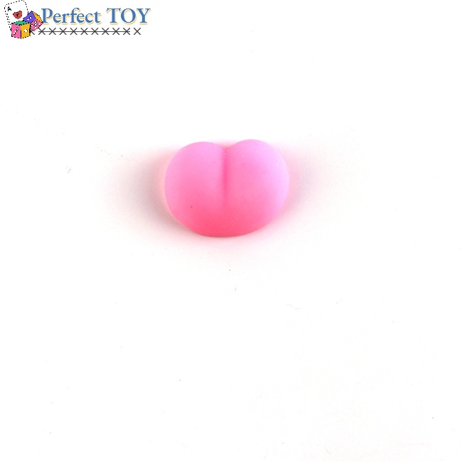 Đồ chơi bóp hình quả đào ba chiều bằng nhựa mềm giảm căng thẳng buồn chán