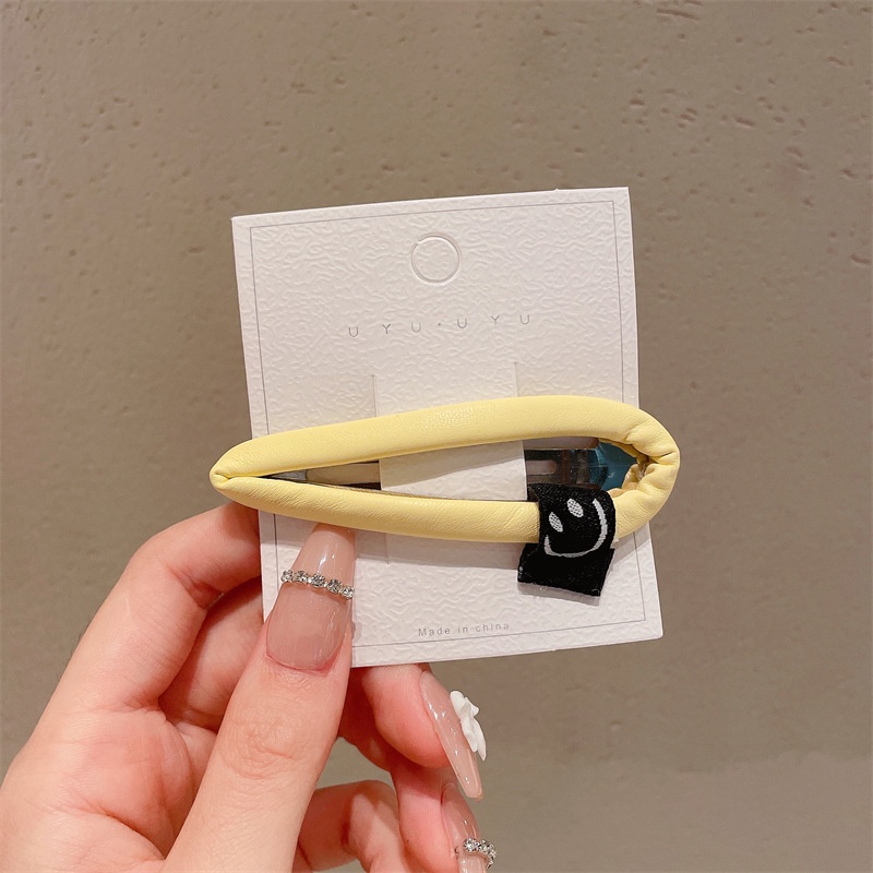 Kẹp Tóc bb Hình Mặt Cười Màu Sắc Kẹo Ngọt Phong Cách Hàn Quốc 2022