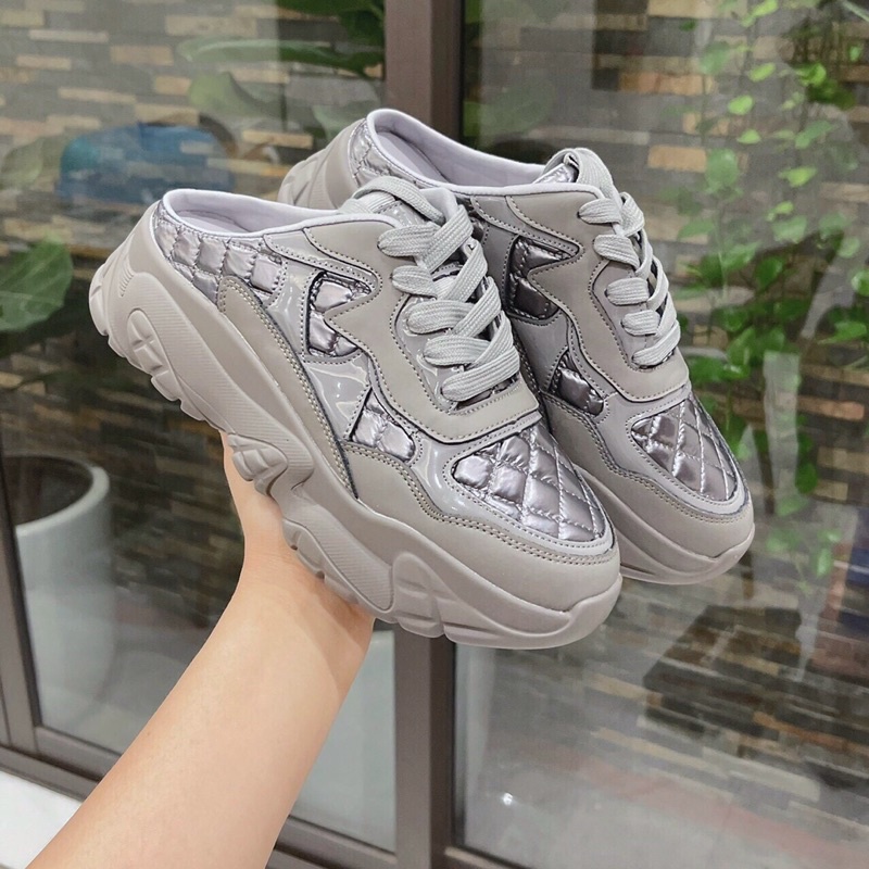 Giày thể thao hở gót trần trám sục thể thao fullbox cao cấp