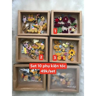 SÉT 10 KẸP TÓC XINH XINH CHO BÉ DIỆN TẾT
