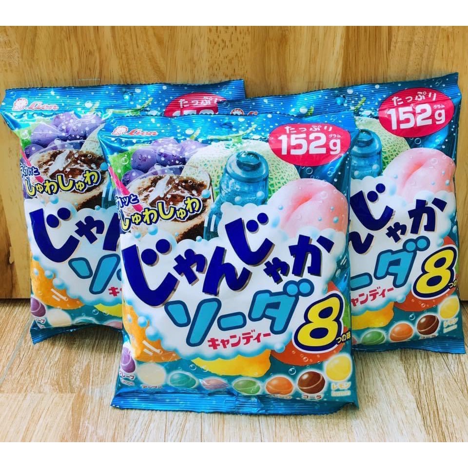 Kẹo trái cây Nhật Bản ⚡ LOẠI CỰC NGON ⚡ Kẹo Soda Lion Trái Cây Nội Địa Nhật 152g, Dạng Bi Tròn Cứng Cho Bé Yêu